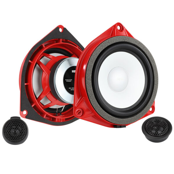 6.5 Inch Component Speaker, Toyota Car Audio Speaker Parts with Aluminum Components, Vehicle Specific